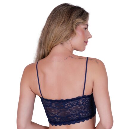Top Faixa com Bojo em Renda e Alças Finas – Kit Mania Lingerie - Image 2