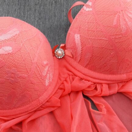 Camisola Tule com Bojo e Calcinha Renda - Image 8