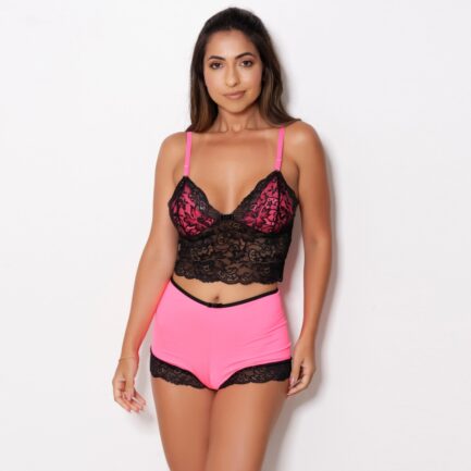 Short Doll Neon com Renda - Image 3