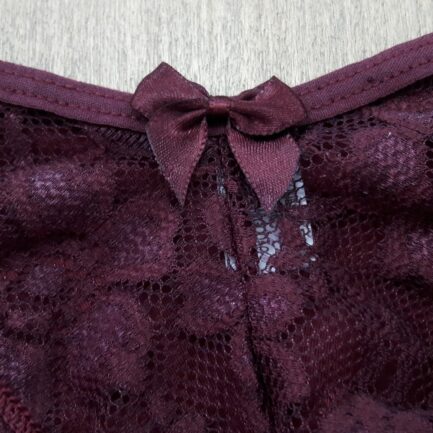 Tanga Paula Fio Duplo e Renda - Image 6