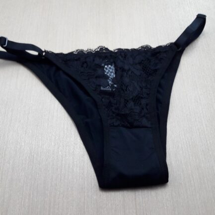 Tanga String Microfibra e Renda - Image 5
