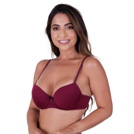 Sutiã Básico Liso Com Bojo e Arco - Image 7