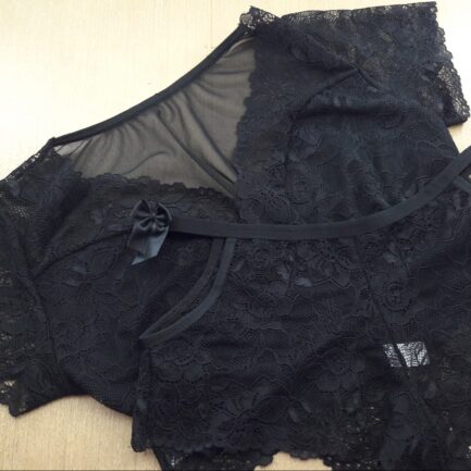 Conjunto Cropped Renda Jacquard - Image 6